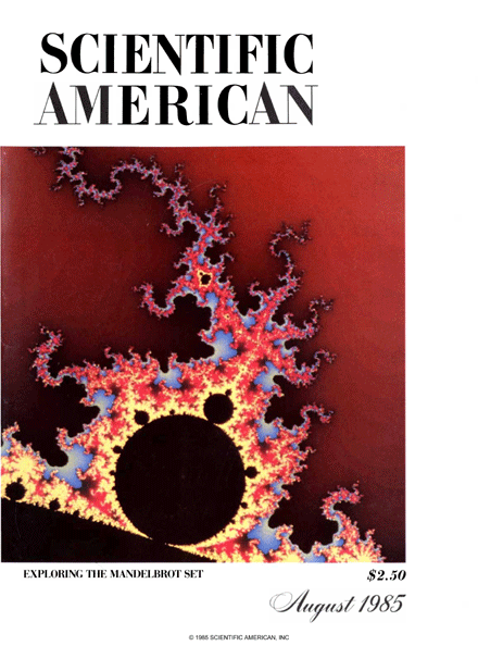 科学美国人1985年八月号封面